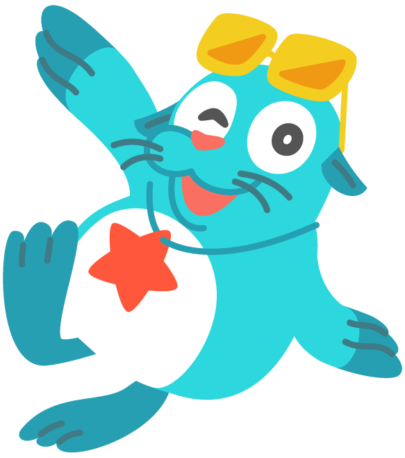 ジャンプするキャラクター